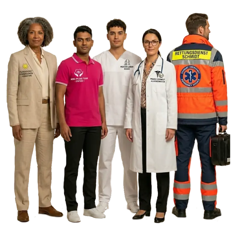 arbeitskleidung medizinsektor