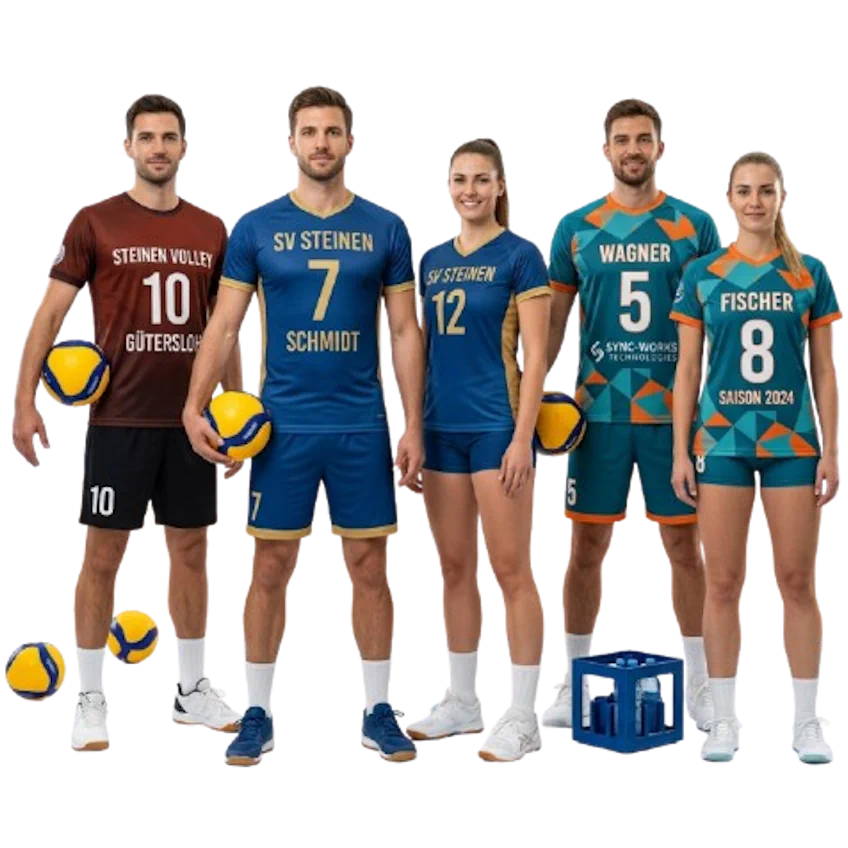 volleybal teamaufnahme