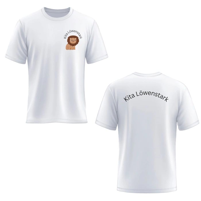 Tshirt mit Name und Kindergartenlogo