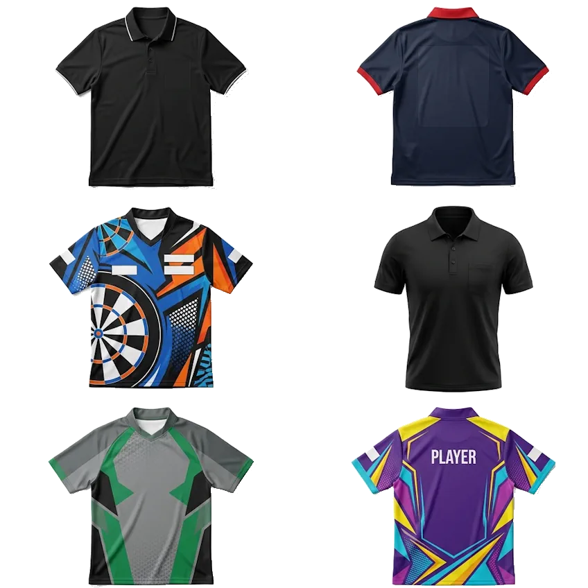 Dartshirts für Herren