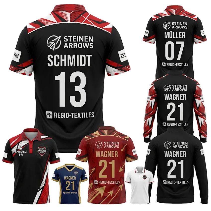 Dart-Shirts für Vereine