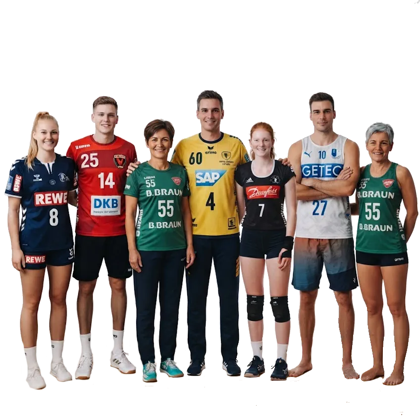Handballtrikots bedruckt für Jung und Alt